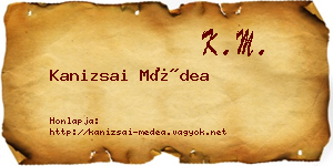 Kanizsai Médea névjegykártya